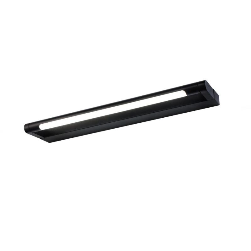 Aca Bati Led Επιτοίχιο Φωτιστικό Μπάνιου 6W 4000K Μαύρο (PN2834LED40BK)