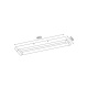 Aca Bati Led Επιτοίχιο Φωτιστικό Μπάνιου 6W 4000K Μαύρο (PN2834LED40BK)