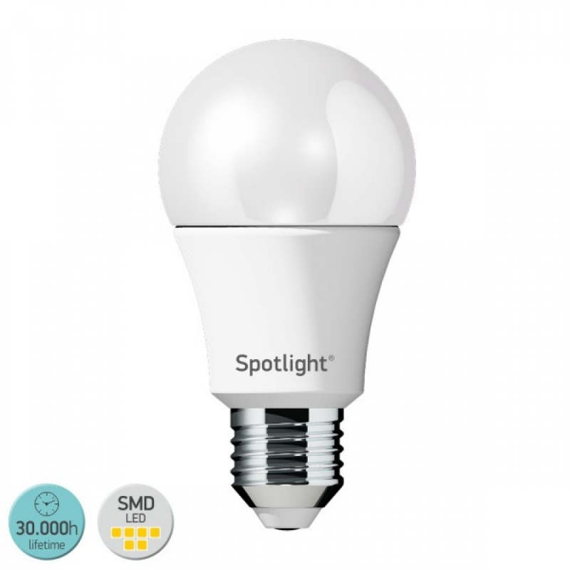 Spotlight Λάμπα SMD Led Α65 9W E27 3000K με Ανιχνευτή Κίνησης (5591)