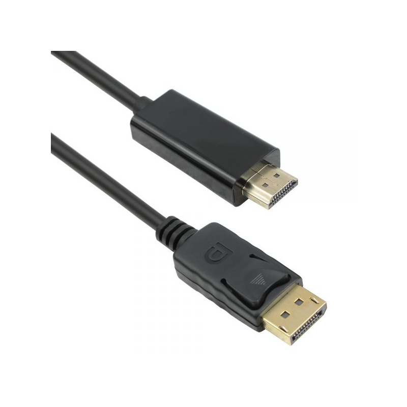 ATC Καλώδιο DisplayPort σε HDMI 4K/2Κ 1.8m (02.002.0018)
