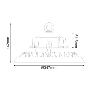 Aca Led SMD φωτιστικό τύπου καμπάνας ASTREK 120W - 150W - 200W 5000K (ASTREK20050AD)
