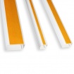 Aca PVC Κανάλι 25x25 με αυτοκόλλητη ταινία 2 μέτρων (NX2525WST)