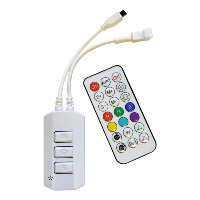 Aca Remote Control+Controller 24V για Digital RGB Ταινία 2416RGBDGC  (24VRGBDGC)
