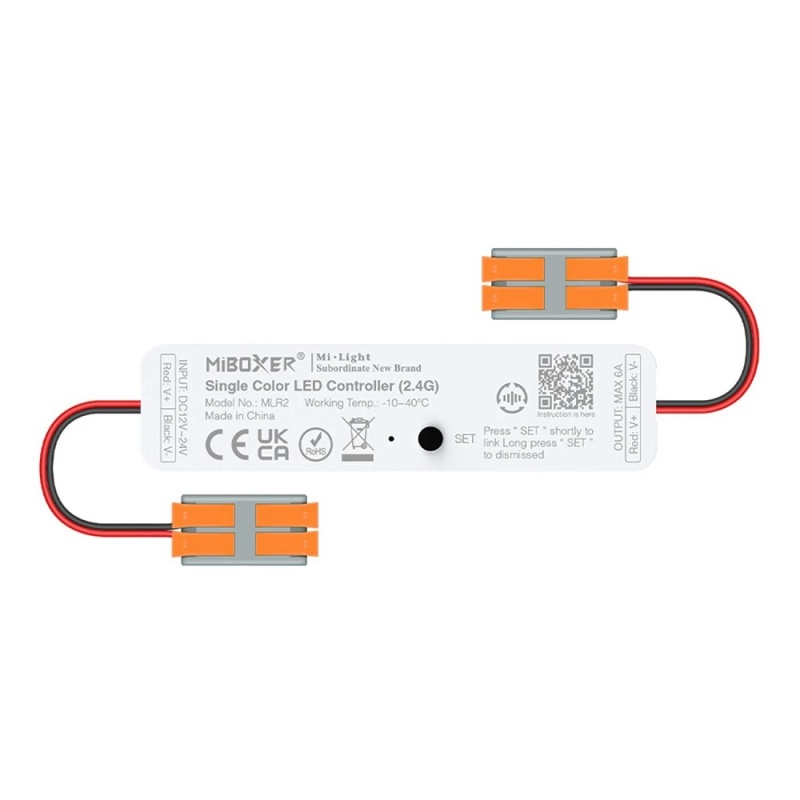 MiBoxer Mini Led RF Controller για Μονόχρωμη Ταινία 12V-24V DC 6Α (MLR2)