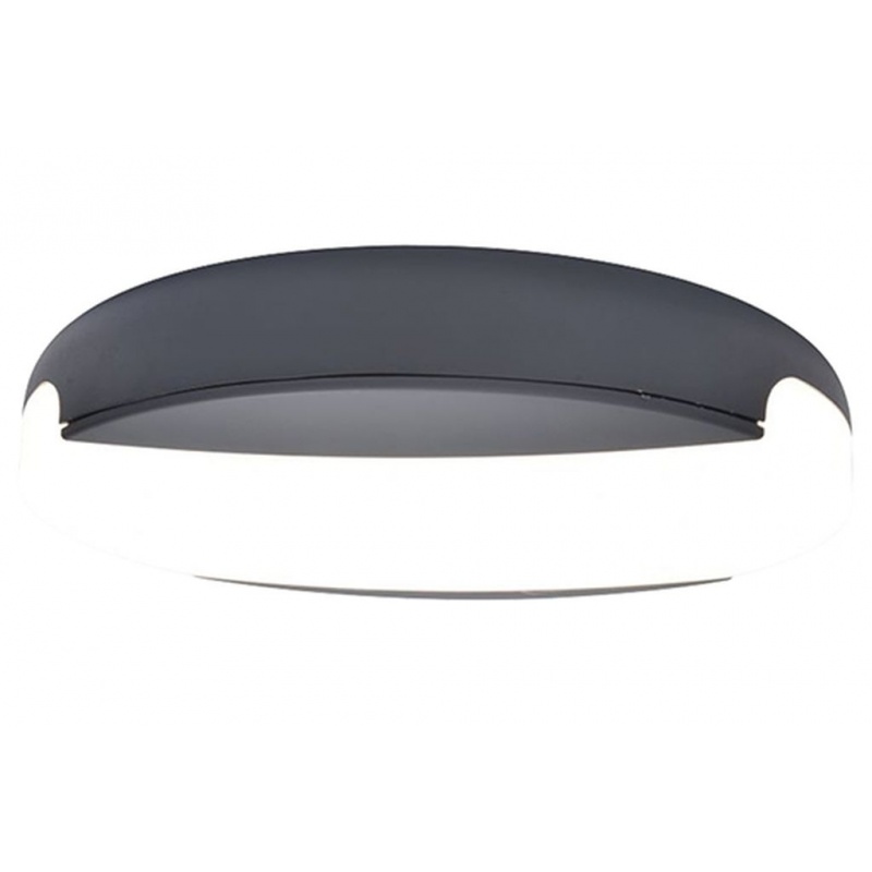 Lutec Sweep Led Φωτιστικό Οροφής 23.5W CCT Σκούρο Γκρι IP54 (6303401118)