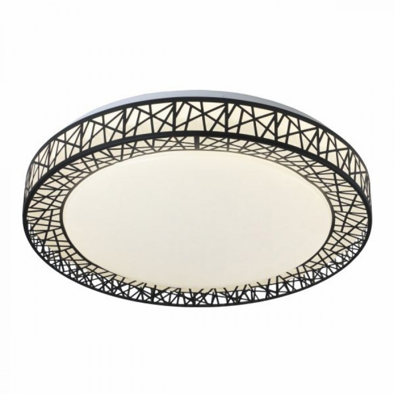 Spotlight Led Πλαφονιέρα 40W CCT Ø39 Μαύρη (3324)