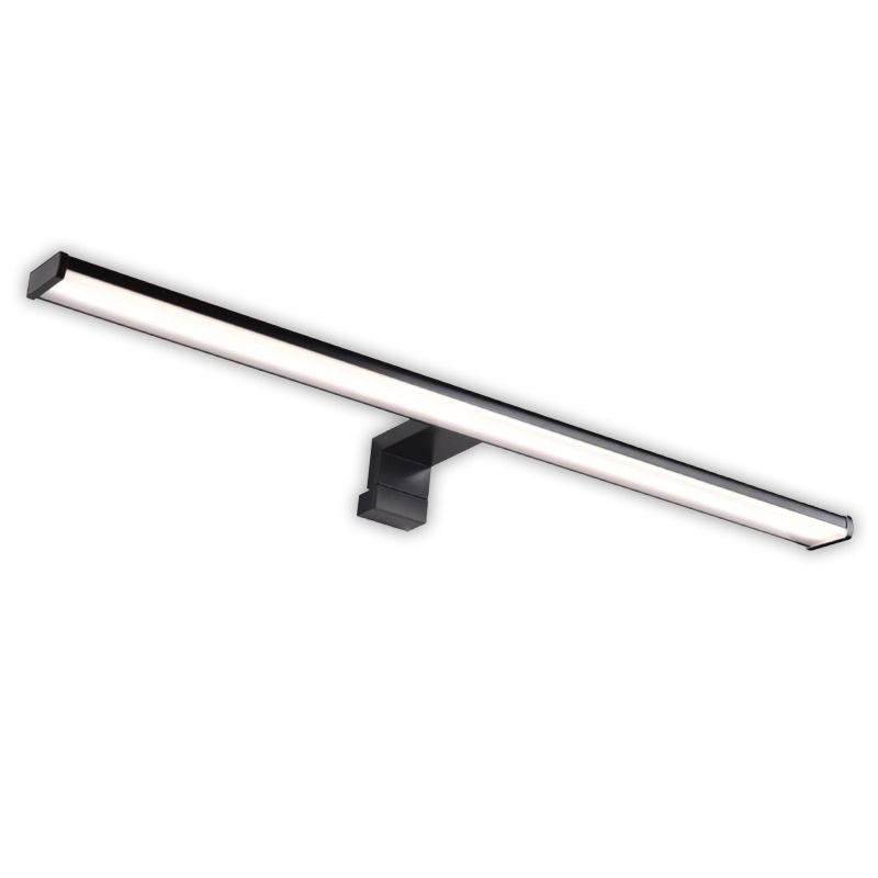 Adeleq Επιτοίχιο Led Φωτιστικό Μπάνιου 8W 4000K Μαύρο (3-400811)