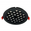 Aca Led Κυψελωτό Χωνευτό Φωτιστικό 18W 4000K 2350lm Μαύρο (KYVAR1840)