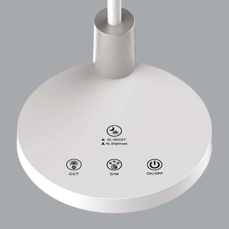 Aca Led Φωτιστικό Γραφείου 10W CCT 500lm Μαύρο (BL1315LBK)