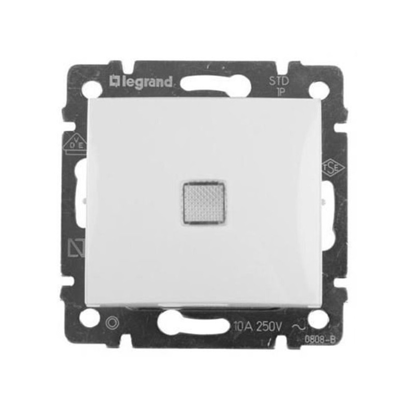 Legrand Valena Διακόπτης Απλός Φωτεινός Λευκός (774410)