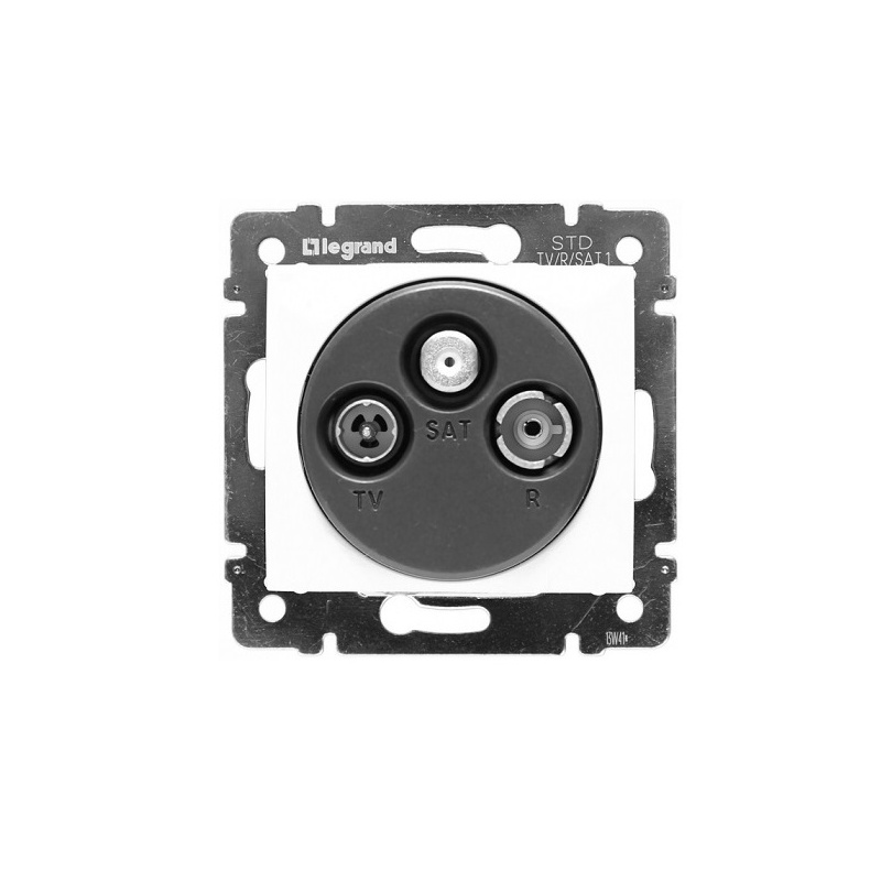 Legrand Valena Πρίζα TV-RD-SAT Απλή Λευκή (774435)