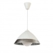 InLight Κρεμαστό φωτιστικό από ασημί γυαλί 1XE27 D:30cm (4409-Β-Ασημί)