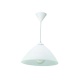 InLight Κρεμαστό φωτιστικό από λευκό γυαλί 1XE27 D:30cm (4409-Β-Λευκό)