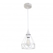 InLight Κρεμαστό φωτιστικό από λευκό μέταλλο 1XE27 D:16cm (4024-WH)