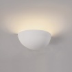 InLight Επιτοίχιο Φωτιστικό Γύψινο Λευκό E14 – Ημικυκλικό 27,5×12,5 cm (43032)