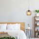 InLight Κρεμαστό φωτιστικό από μελί γυαλί 1XE27 D:18cm (4039-B-Amber)