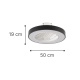 it-Lighting Chilko Ανεμιστήρας Οροφής LED με App Control & 3CCT | Μαύρος (101000320)
