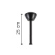 it-Lighting Nitinat Ανεμιστήρας Οροφής με LED 25W, DC Μοτέρ & Smart App - Μαύρο/Ξύλο (102000220)
