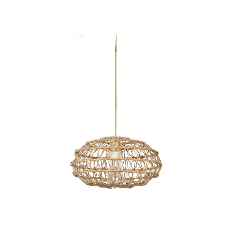InLight Κρεμαστό Φωτιστικό από σχοινί 1xE27 D:35cm (4041-C)