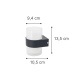 it-Lighting Athabasca LED 8W 3000K Outdoor Wall Lamp Anthracite D:10,5cmx13,5cm (80203241)