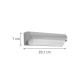 it-Lighting Erie LED 10W 3CCT Outdoor Wall Lamp Grey D:26,1cmx7cm (80203030)