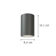 it-Lighting Reindeer 1xGU10 Outdoor Ceiling Down Light Anthracite D:14.1cmx9,4cm (80300544)