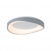 InLight Πλαφονιέρα οροφής LED 36W 3CCT από γκρί μέταλλο και λευκό ακρυλικό D:52cm (42033-Gray)