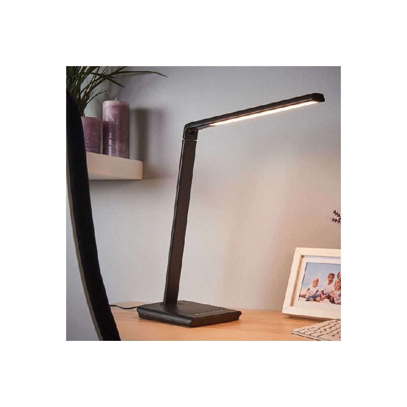 InLight Επιτραπέζιο φωτιστικό LED 7W 3CCT (by touch) σε μαύρο χρώμα D:39cm (3045-BL)