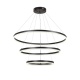 InLight Κρεμαστό φωτιστικό LED 100W 3CCT (by switch on base) D:60cm (6095-A-Black)