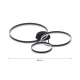 Inlight Φωτιστικό οροφής LED 75W 3CCT (by switch on base) D:80cm (6094-A-Golden)