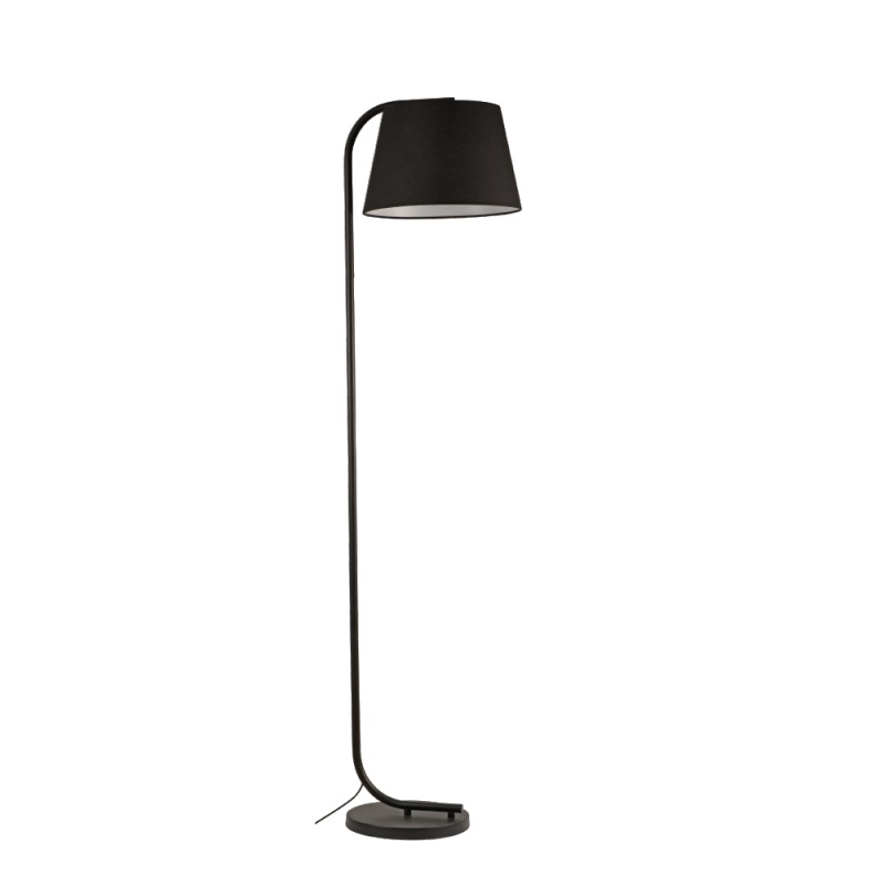 Inlight Επιδαπέδιο φωτιστικό από μαύρο μέταλλο 1XE27 (45027-Black)