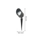 it-Lighting Jay -LED 7W 3000K Outdoor Spike Light in Antracite Color (80600211)