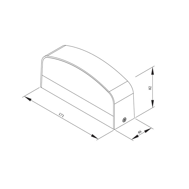 It-Lighting Caror - LED 9W 3CCT Up and Down Outdoor Light in White Color (80204020)