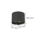 it-Lighting Flathead LED 6W 3CCT Outdoor Wall Lamp in White Color (80203520)