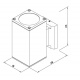 it-Lighting Elarbee E27 Outdoor Wall Lamp with Up or Down light Grey (80203834)