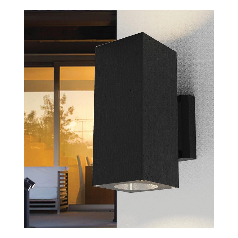 it-Lighting Palmyra E27 Outdoor Wall Lamp with Up and Down light Anthracite (80203944)