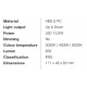 it-Lighting Caror - LED 9W 3CCT Up and Down Outdoor Light in Grey Color (80204030)