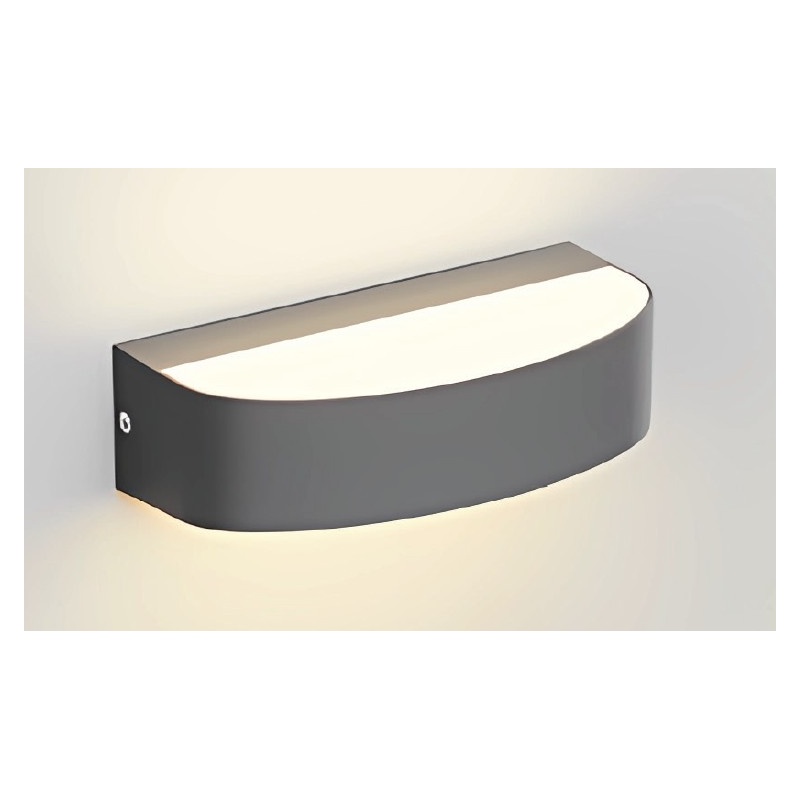 it-Lighting Caror - LED 9W 3CCT Up and Down Outdoor Light in Anthracite Color (80204040)