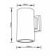 it-Lighting Candler E27 Up or Down Outdoor Light in White Color (80203724)