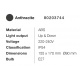 it-Lighting Candler E27 Up or Down Outdoor Light in Anthracite Color (80203744)
