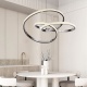 Inlight Κρεμαστό φωτιστικό LED 40W 3CCT (by switch on base) σε χρώμιο D:45cm (6092-B-Chrome)