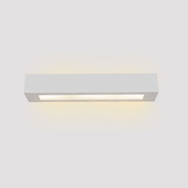 Inlight Επιτοίχιο Φωτιστικό Γύψινο Λευκό 3×E14 – 45 cm (43049-A-White)