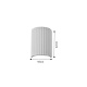 Inlight Επιτοίχιο λευκό φωτιστικό από γύψο 2XGU10 D:22cm (43055-White)