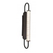 Inlight Επιτοίχιο φωτιστικό LED 12W 3CCT σε μαύρη απόχρωση απο μέταλλο και ακρυλικό D:12x50cm (43056-Black)