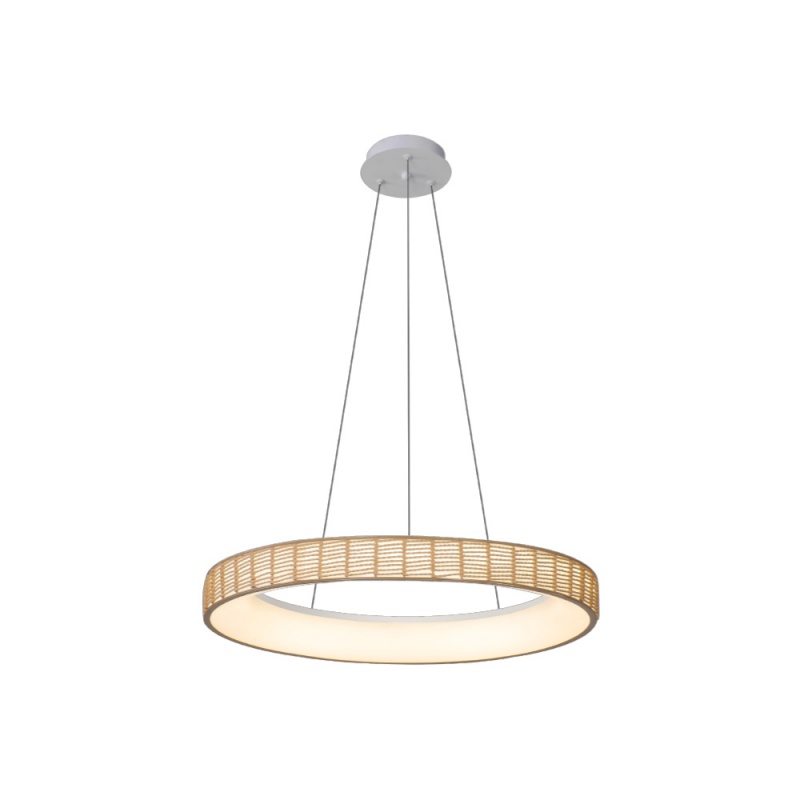 Inlight Κρεμαστό Φωτιστικό LED από σχοινί 3CCT, 32W D:60x8cm (42041)