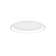 Inlight Πλαφονιέρα οροφής LED 38W 3CCT από λευκό μέταλλο και ακρυλικό D:80x5cm (42044-A-White)