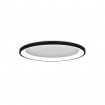 Inlight Πλαφονιέρα οροφής LED 28W 3CCT από μαύρο μέταλλο και ακρυλικό D:60x5cm (42044-B-Black)
