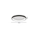 Inlight Πλαφονιέρα οροφής LED 28W 3CCT από μαύρο μέταλλο και ακρυλικό D:60x5cm (42044-B-Black)