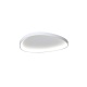 Inlight Πλαφονιέρα οροφής LED 25W 3CCT από λευκό μέταλλο και ακρυλικό D:61,5x5cm (42043-White)