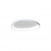 Inlight Πλαφονιέρα οροφής LED 25W 3CCT από λευκό μέταλλο και ακρυλικό D:61,5x5cm (42043-White)